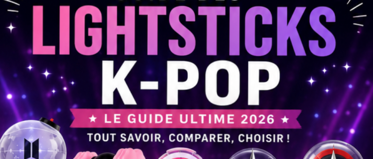 Lightsticks K-Pop : guide 2026 — histoire, comparatif et conseils