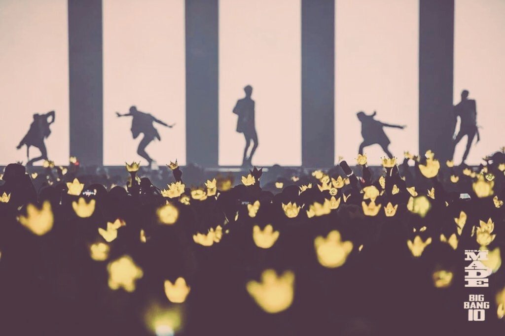 BIGBANG en concert lors de la tournee MADE, pour leurs 10 ans