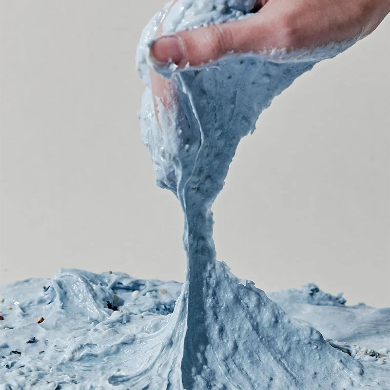 Arencia Fresh Blue Hyssop Rice Mochi Cleanser — application