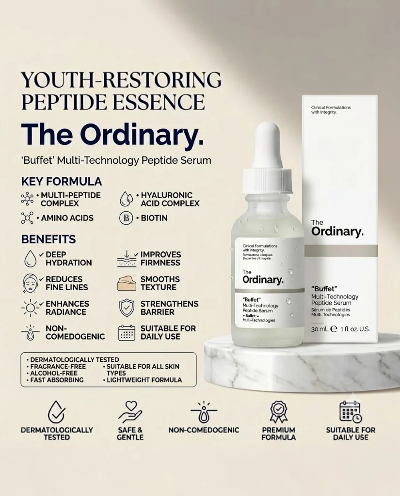 The Ordinary Multi-Peptide + HA Serum — flacon