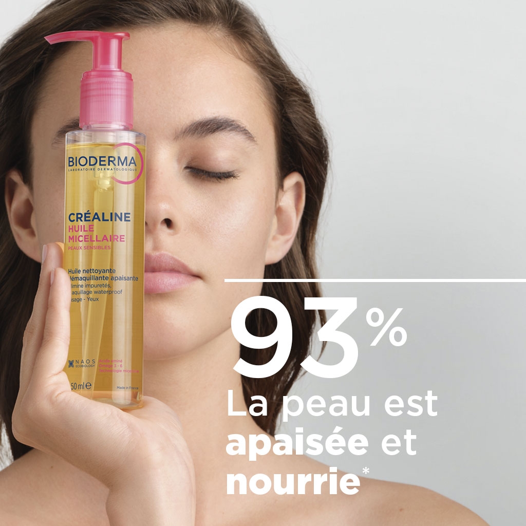 Bioderma Créaline Huile Micellaire — texture Bioderma Créaline Huile Micellaire — texture