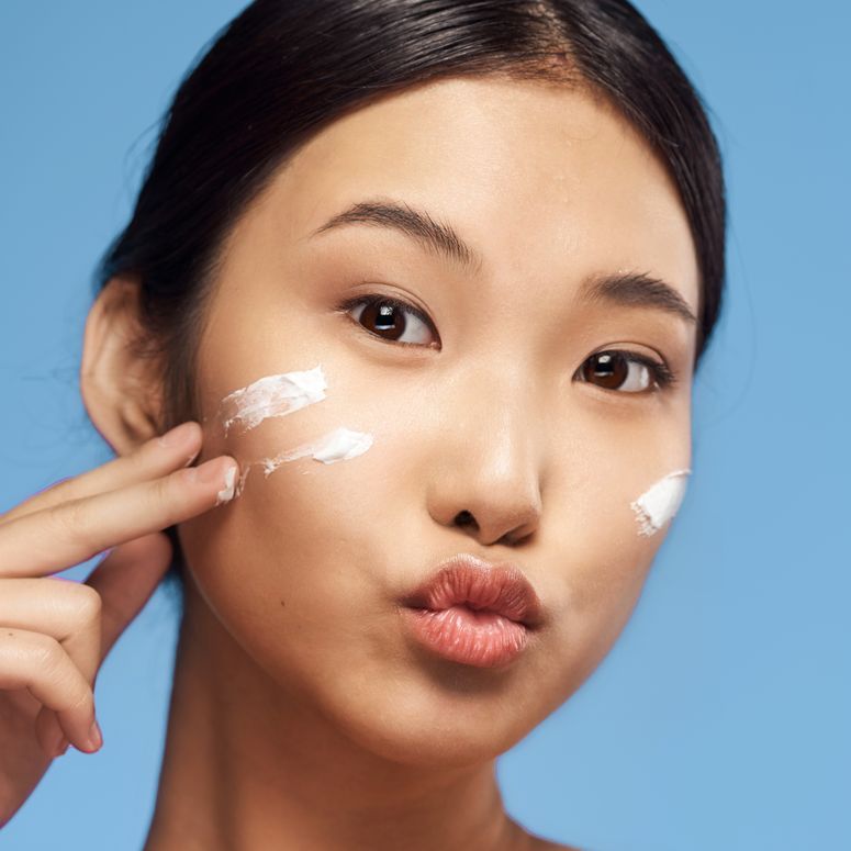 Hydratation de la peau, texture crème