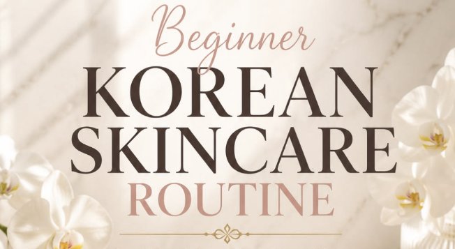 Routine skincare coréenne pour débutants