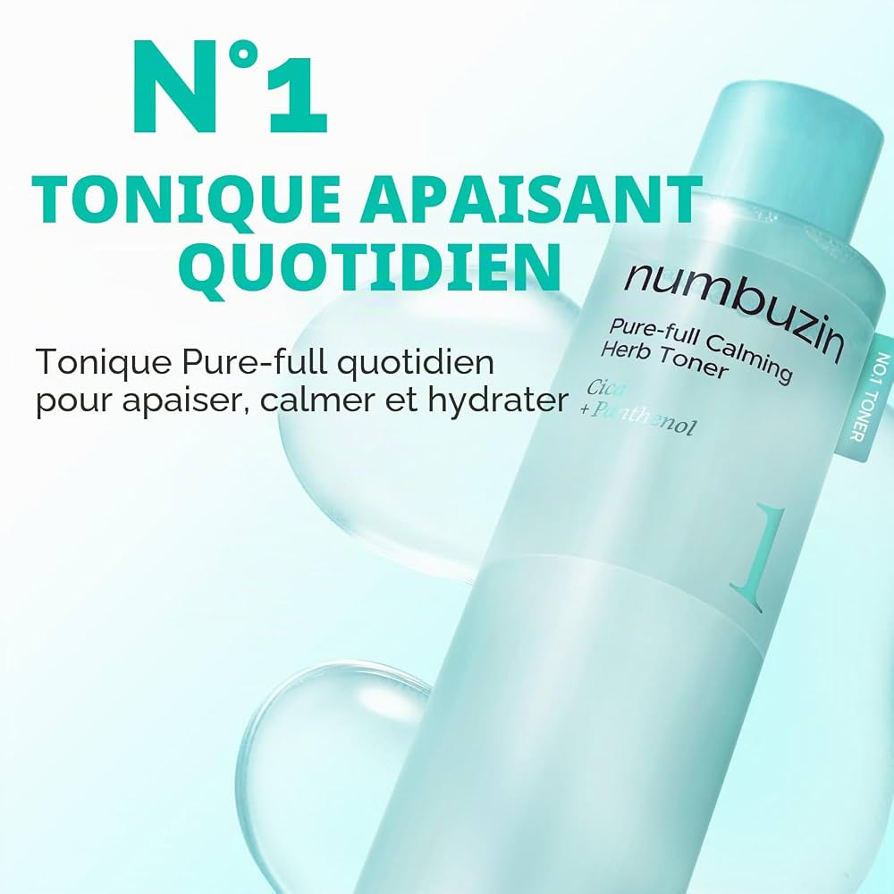 numbuzin No.1 Pure-Full Calming Herb Toner — flacon