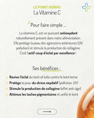 Sérum vitamine C, association avec la routine